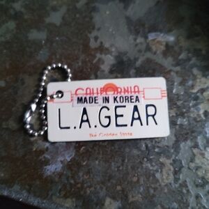 L.A. Gear California License Plate Keychain